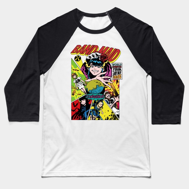 Band Maid Baseball T-Shirt by dddusik random art